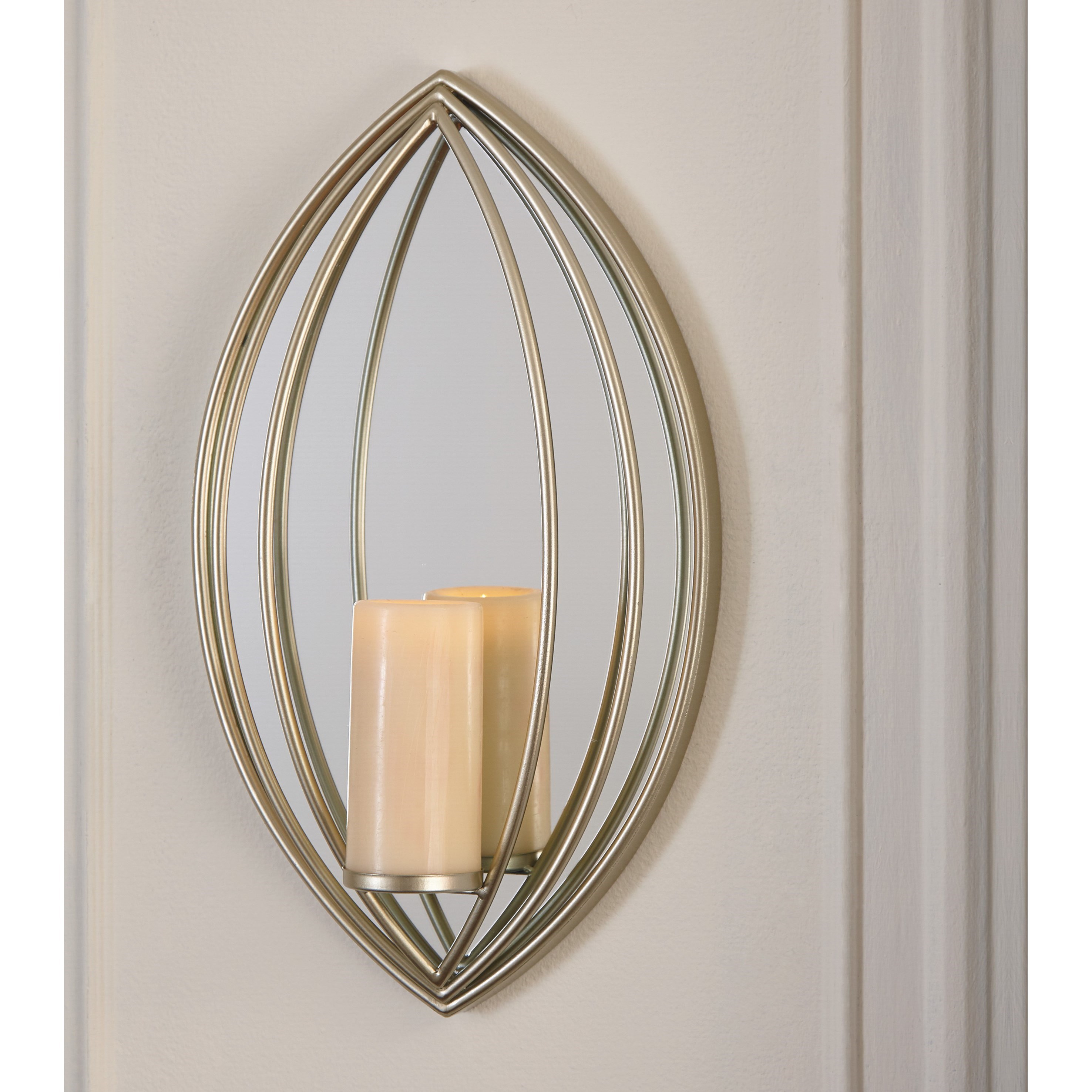 Signature Design by Ashley Accent Mirrors A8010154 Donnica Silver